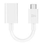 Адаптер Xiaomi ZMI OTG Adapter универсальный (USB Type C-USB 3.0, белый)