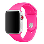 Ремешок для часов Yotrix Silicone Band для Apple Watch 42/44 мм (ярко-розовый, силиконовый)