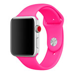 Ремешок для часов Yotrix Silicone Band для Apple Watch 38/40 мм (ярко-розовый, силиконовый)