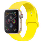 Ремешок для часов Yotrix Silicone Band для Apple Watch 38/40 мм (желтый, силиконовый)