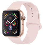 Ремешок для часов Yotrix Silicone Band для Apple Watch 38/40 мм (светло-розовый, силиконовый)