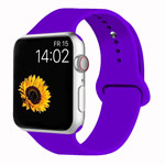 Ремешок для часов Yotrix Silicone Band для Apple Watch 38/40 мм (фиолетовый, силиконовый)