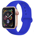 Ремешок для часов Yotrix Silicone Band для Apple Watch 38/40 мм (синий, силиконовый)