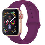 Ремешок для часов Yotrix Silicone Band для Apple Watch 38/40 мм (сиреневый, силиконовый)