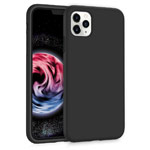 Чехол Yotrix LiquidSilicone для Apple iPhone 11 pro (черный, гелевый)