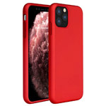 Чехол Yotrix LiquidSilicone для Apple iPhone 11 pro (красный, гелевый)