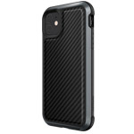 Чехол X-doria Defense Lux для Apple iPhone 11 (Black Carbon, маталлический)