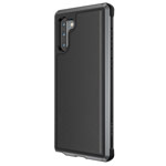 Чехол X-doria Defense Lux для Samsung Galaxy Note 10 (Black Leather, маталлический)