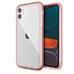 Чехол X-doria Glass Plus для Apple iPhone 11 (розовый, гелевый/стеклянный)