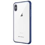 Чехол X-doria Scene Prime для Apple iPhone XS (синий, гелевый/стеклянный)