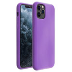 Чехол Yotrix LiquidSilicone для Apple iPhone 11 pro (сиреневый, гелевый)