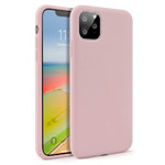 Чехол Yotrix LiquidSilicone для Apple iPhone 11 pro max (пудра, гелевый)