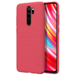 Чехол Nillkin Hard case для Xiaomi Redmi Note 8 pro (красный, пластиковый)