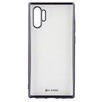 Чехол G-Case Plating Series для Samsung Galaxy Note 10 plus (черный, гелевый)