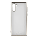 Чехол G-Case Plating Series для Samsung Galaxy Note 10 (серебристый, гелевый)
