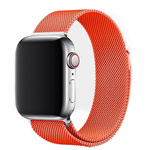 Ремешок для часов Yotrix Milanese Band для Apple Watch 38/40 мм (оранжевый, стальной)