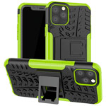 Чехол Yotrix Shockproof case для Apple iPhone 11 pro max (зеленый, пластиковый)