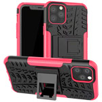 Чехол Yotrix Shockproof case для Apple iPhone 11 pro max (розовый, пластиковый)