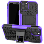 Чехол Yotrix Shockproof case для Apple iPhone 11 pro max (фиолетовый, пластиковый)