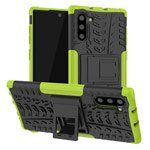 Чехол Yotrix Shockproof case для Samsung Galaxy Note 10 (зеленый, пластиковый)