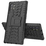 Чехол Yotrix Shockproof case для Samsung Galaxy Note 10 plus (черный, пластиковый)