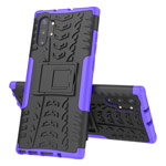 Чехол Yotrix Shockproof case для Samsung Galaxy Note 10 plus (фиолетовый, пластиковый)