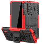 Чехол Yotrix Shockproof case для Xiaomi Mi A3 (красный, пластиковый)
