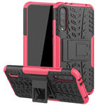 Чехол Yotrix Shockproof case для Xiaomi Mi A3 (розовый, пластиковый)