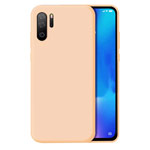 Чехол Yotrix LiquidSilicone для Huawei P30 pro (бежевый, гелевый)