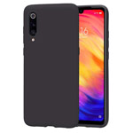 Чехол Yotrix LiquidSilicone для Xiaomi Mi 9 SE (черный, гелевый)