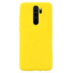 Чехол Yotrix LiquidSilicone для Xiaomi Redmi Note 8 pro (желтый, гелевый)
