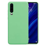 Чехол Yotrix LiquidSilicone для Huawei P30 (зеленый, гелевый)