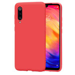 Чехол Yotrix LiquidSilicone для Xiaomi Mi 9 (красный, гелевый)