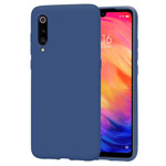 Чехол Yotrix LiquidSilicone для Xiaomi Mi 9 (темно-синий, гелевый)