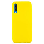 Чехол Yotrix LiquidSilicone для Samsung Galaxy A50 (желтый, гелевый)