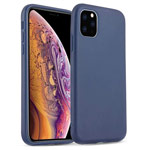 Чехол Yotrix SoftCase для Apple iPhone 11 pro (темно-синий, гелевый)