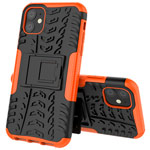 Чехол Yotrix Shockproof case для Apple iPhone 11 (оранжевый, пластиковый)