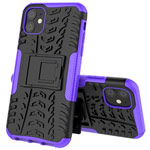 Чехол Yotrix Shockproof case для Apple iPhone 11 (фиолетовый, пластиковый)