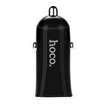 Зарядное устройство Hoco Car Charger Z12 универсальное (автомобильное, 2.4A, 2 x USB, черное)