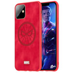 Чехол Marvel Avengers Leather case для Apple iPhone 11 (Spider-Man, матерчатый)