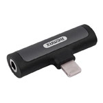 Адаптер Remax Audio Adapter RL-LA03i универсальный (Lightning, 3.5 мм miniJack, черный)