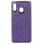 Чехол Yotrix GlitterFoil Case для Samsung Galaxy A30 (сиреневый, гелевый)