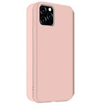 Чехол Yotrix LiquidSilicone Folio для Apple iPhone 11 pro max (светло-розовый, силиконовый)