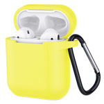 Чехол Yotrix Buckle Case для Apple AirPods (лимонный, силиконовый)