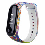 Ремешок для браслета Xiaomi Mi Band 3/4 (Splash, силиконовый)