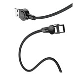 USB-кабель Hoco Magnetic Cable S8 (USB Type C, черный, магнитный, 3A, 1.2 м)