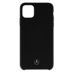 Чехол Mercedes-Benz Liquid Silicone Case для Apple iPhone 11 (черный, силиконовый)