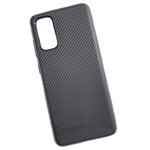 Чехол Yotrix CarbonCase для Samsung Galaxy S20 (черный, гелевый)