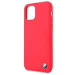 Чехол BMW Signature Liquid Silicone для Apple iPhone 11 pro (красный, силиконовый)