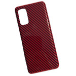 Чехол Yotrix Carbon Acrylic для Samsung Galaxy S20 plus (красный, композитный)
